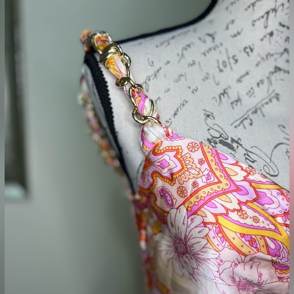 ZARA Paisley Print Crop Top Size Small NWT - Picture 7 of 15